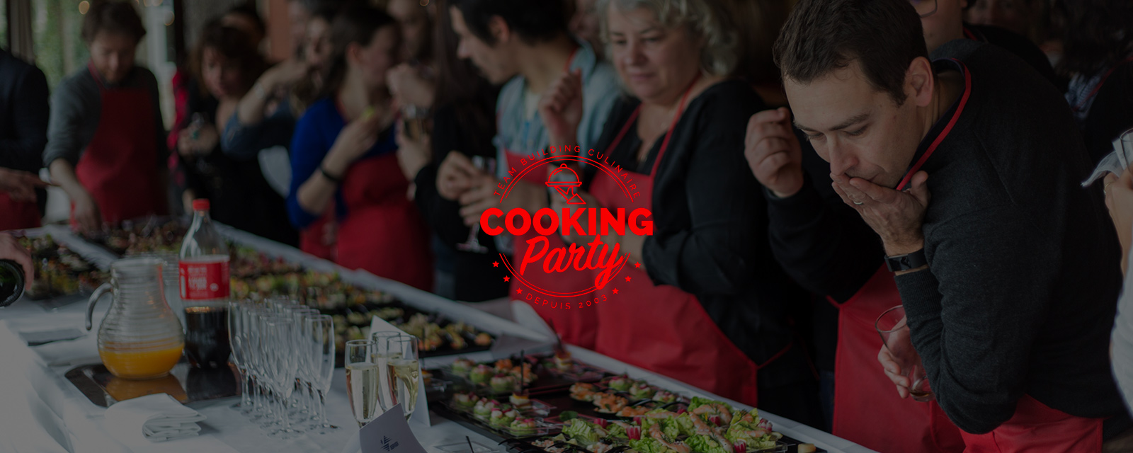 Cooking party incentive culinaire
